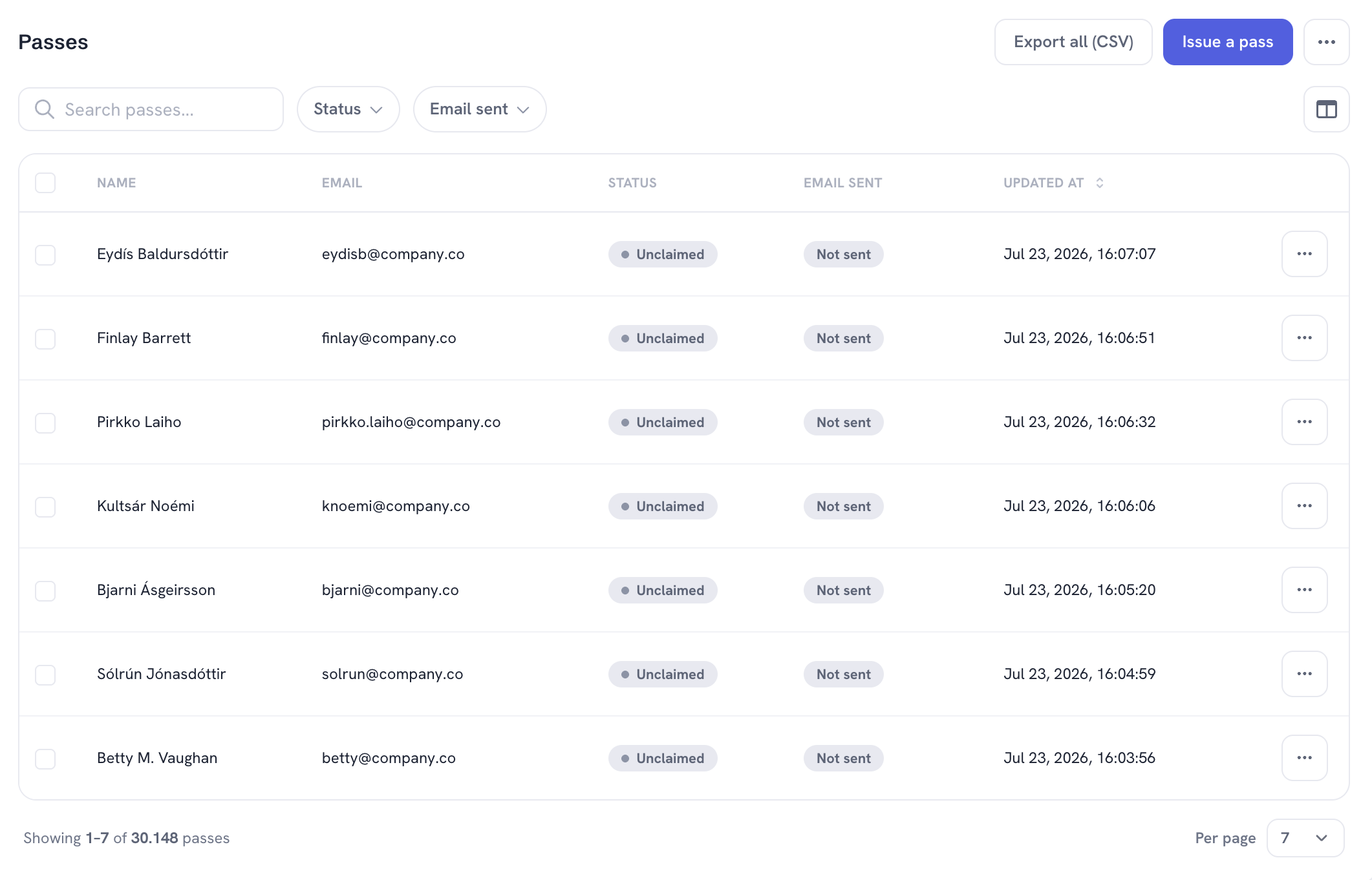 Keep passes current and verify them when used