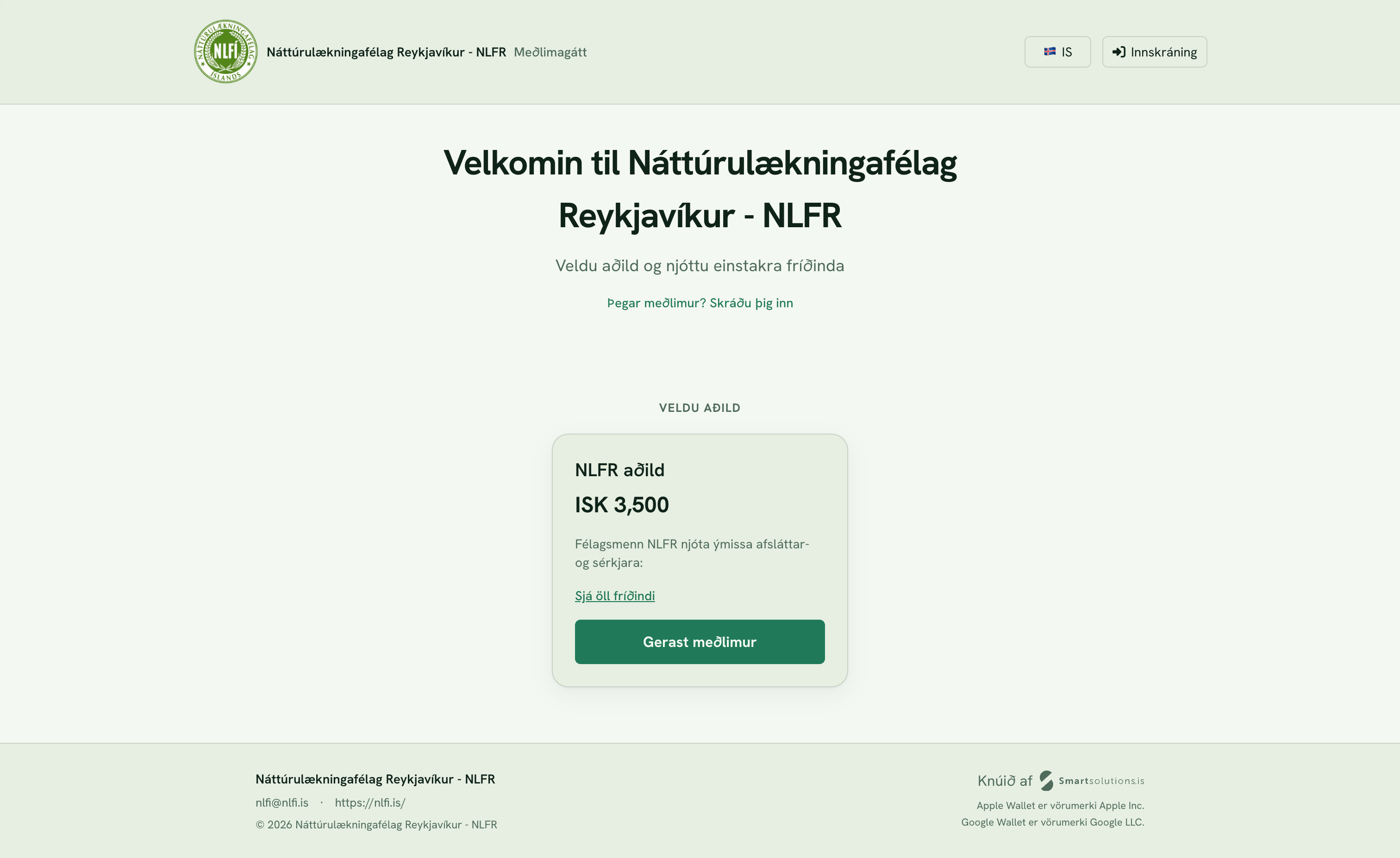 The member portal